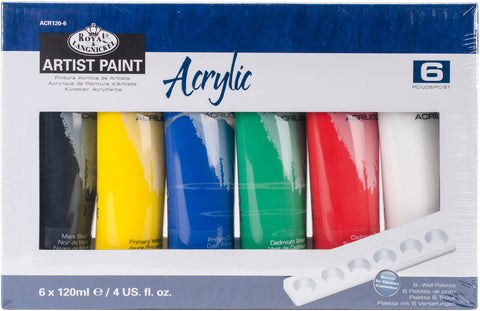 Acrylic Paints 120ml 6/Pkg
