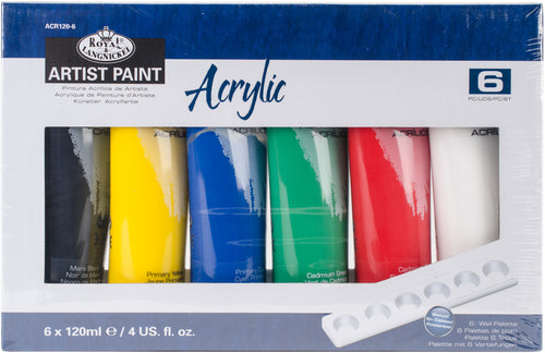 Acrylic Paints 120ml 6/Pkg
