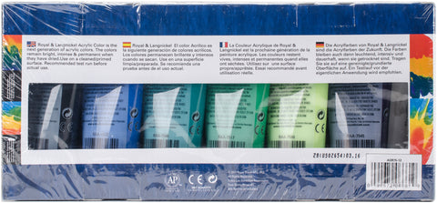 Acrylic Paints 75ml 12/Pkg