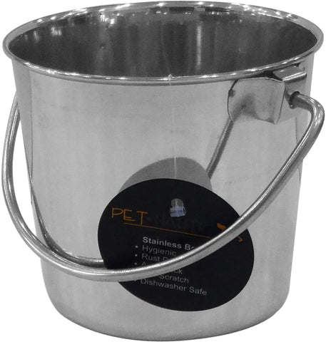 Pet Nautic Stainless Steel Pail 2qt