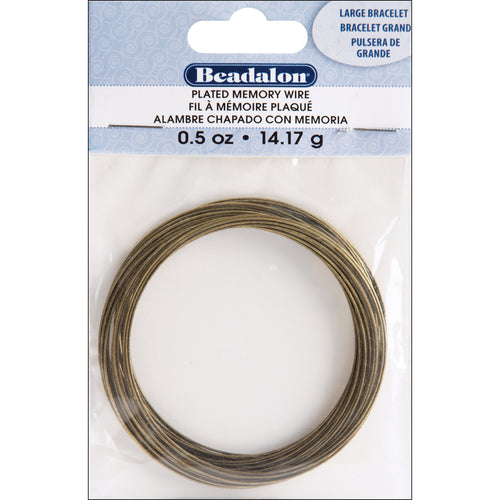Memory Wire Large Bracelet .62mm .35oz