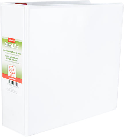 Cardinal XtraLife ClearVue 3" Slant-D 3-Ring Binder