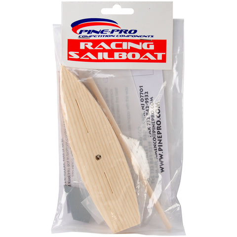 Pine Car Derby Racing Sailboat