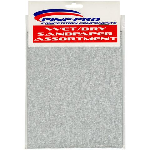 Pine Car Derby Wet/Dry Sandpaper Assortment