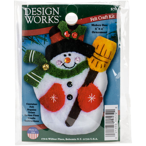 Design Works Felt Ornament Applique Kit 3"X4"