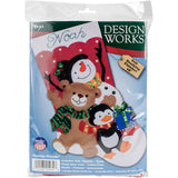 Design Works Felt Stocking Applique Kit 18" Long