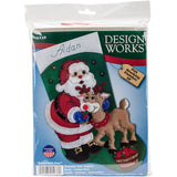 Design Works Felt Stocking Applique Kit 18" Long