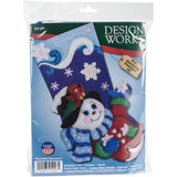 Design Works Felt Stocking Applique Kit 18" Long