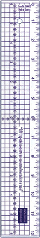 Acrylic Ruler 12"