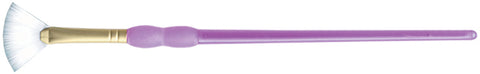 Crafter's Choice White Taklon Fan Brush