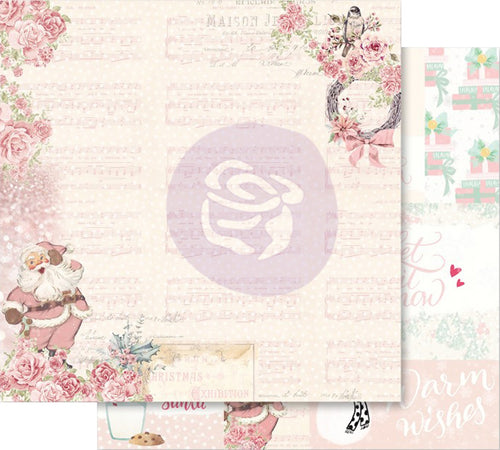 Prima Marketing Santa Baby Foiled Dbl-Sided Cardstock 12"X12