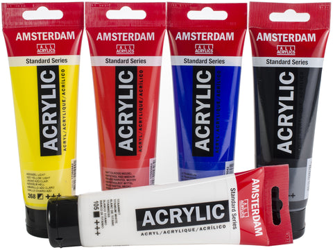 Amsterdam 120ml Standard Acrylic Paint Set 5/Pkg