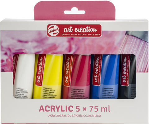 Talens Art Creation 75ml Acrylic Paint Set 5/Pkg
