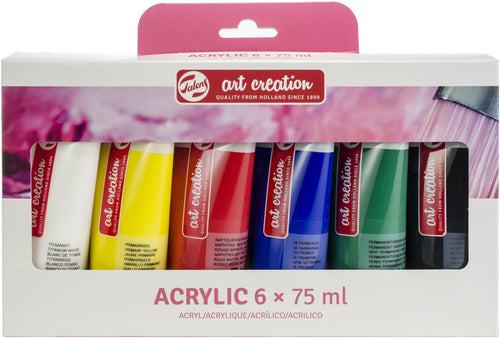Talens Art Creation 75ml Acrylic Paint Set 6/Pkg