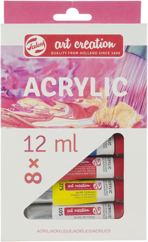 Talens Art Creation 12ml Acrylic Paint Set 8/Pkg