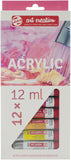 Talens Art Creation 12ml Acrylic Paint Set 12/Pkg