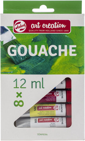 Talens Art Creation 12ml Gouache Set 8/Pkg