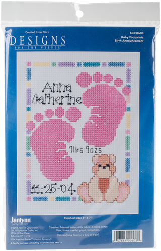 Janlynn/Special Moments Mini Counted Cross Stitch Kit 5"X7"