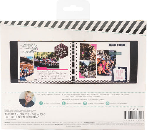 Heidi Swapp Storyline2 Mini Spiral Album 8.5"X6.5"