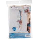 Janlynn Stamped Cross Stitch Pillowcase Pair 20"X30"