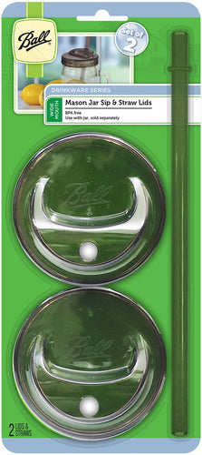 Ball(R) Wide Mouth Sip & Straw Lids