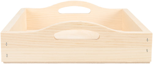 Baltic Birch Rectangle Serving Tray W/Handles