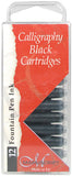 Manuscript Fountain Pen Ink Cartridges 12/Pkg