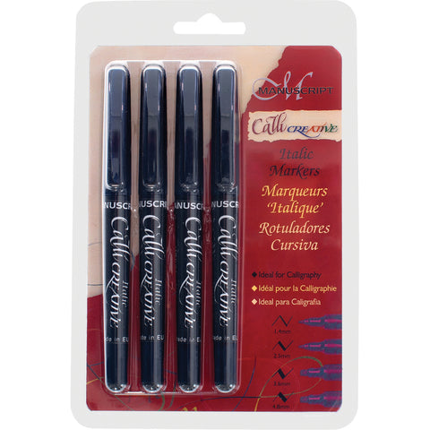 Manuscript CalliCreative Markers Assorted 4/Pkg