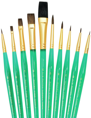 Ultra Short Sable/Camel Super Value Pack Brush Set