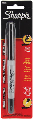 Sharpie Fine/Ultra Fine Twin-Tip Permanent Marker Carded