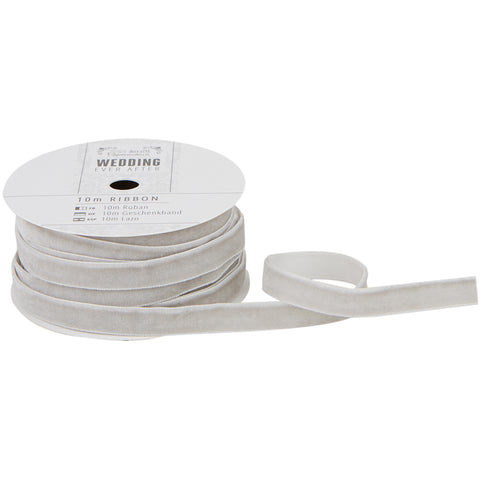 Papermania Ever After Wedding Velvet Ribbon 9mmx10m