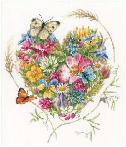 LanArte Counted Cross Stitch Kit 12.4"X14"