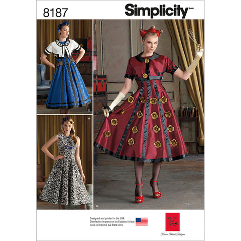 Simplicity Karen Fleisch Misses Dress & Jacket