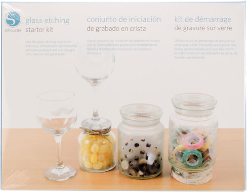 Silhouette Glass Etching Starter Kit