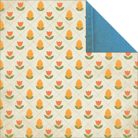 Cock-A-Doodle-Doo! Double-Sided Paper 12"X12"