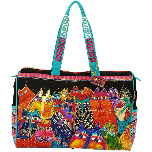 Laurel Burch Travel Bag Zipper Top 21"X8"X16"