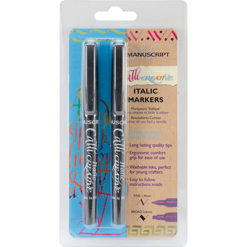 Manuscript CalliCreative Markers 1.4mm & 3.6mm 2/Pkg