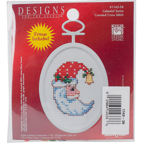 Janlynn Mini Counted Cross Stitch Kit 2.75" Oval