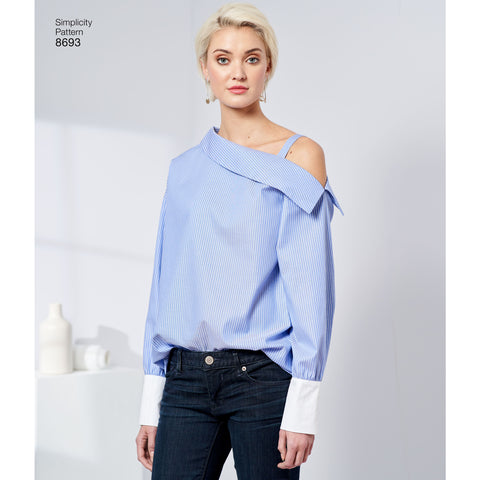 Simplicity Misses One Shoulder Top