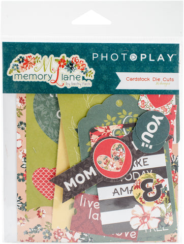 Memory Lane Ephemera Cardstock Die-Cuts 26/Pkg