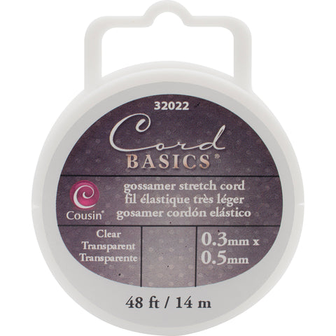 Cord Basics Gossamer Stretch Cord .5mmX48'