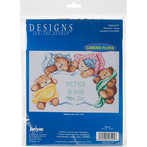 Janlynn Counted Cross Stitch Kit 14"X9.5"