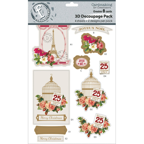 Fundamentals 3D Decoupage Pack 2 Designs/2 Each