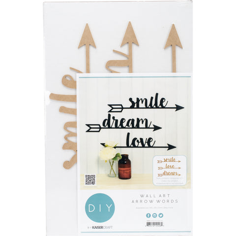 Kaisercraft Beyond The Page MDF Arrow Words Wall Art