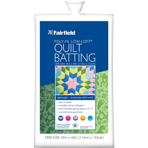 Fairfield Low-Loft Bonded Polyester Batting
