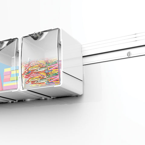 Deflecto Mounting Bar For Tilt Bins & Caddy Compartments