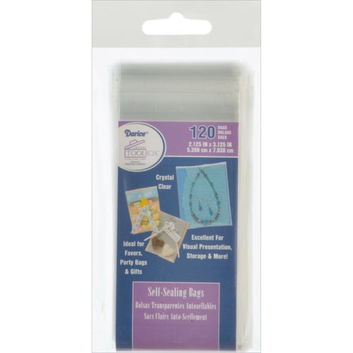 Darice Self-Sealing Bags 120/Pkg