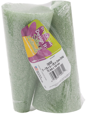 Floracraft Styrofoam Cones 2/Pkg