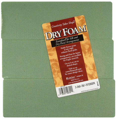 Floracraft Econofoam Dry Foam Blocks 3/Pkg