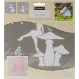 Americana Decor Stencil 8"X8" 2/Pkg